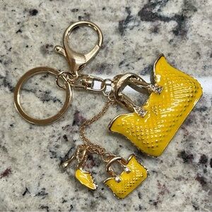 Luxury Handbag and Shoe Keychain